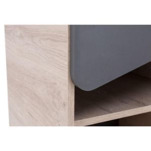 Obrazek Regał Delta 45 DL6 dąb/antracyt