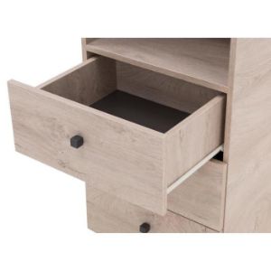 Obrazek Regał Delta 45 DL6 dąb/antracyt