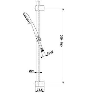 Obrazek Zestaw natryskowy Neon