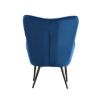 Obrazek Fotel z podnóżkiem Timo granatowy