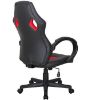 Obrazek Fotel CX1145H czerwony/czarny