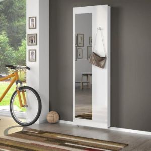 Obrazek Szafka Na Buty Z Lustrem Cplo-Lak White