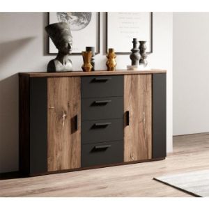 Obrazek Komoda 2d4s Sigma 26 dąb flagstaf ciemny