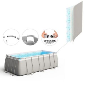 Obrazek Basen stelażowy prostokątny 4,12x2,01x1,22 m 56457