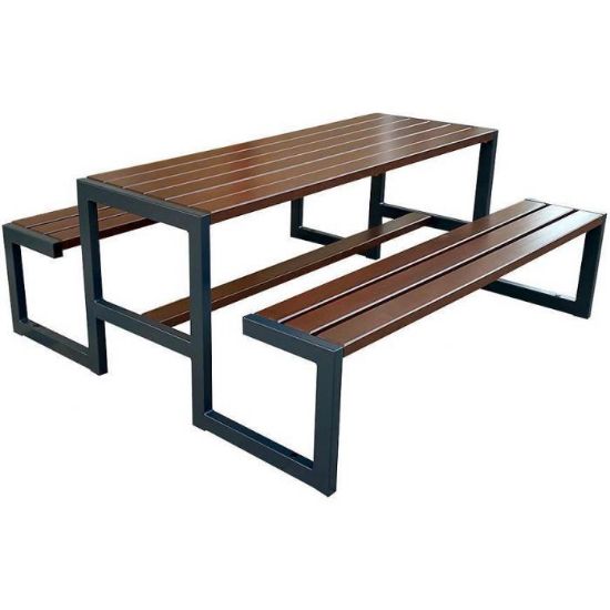 Obrazek Komplet ogrodowy Picknick Grande palisander