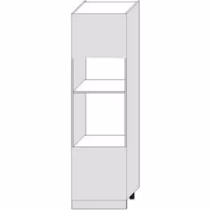 Obrazek Szafka Kuchenna Zoya D60pk Mv 2133 Pl Biały Groszek/Biały