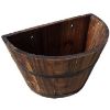 Obrazek Drewniana doniczka 32x17,5x21 cm