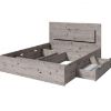 Obrazek Łoże 160x200 Togo 51 z szufladą dąb wellington