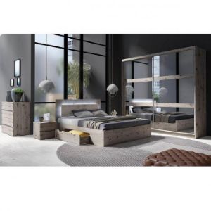 Obrazek Łoże 160x200 Togo 51 z szufladą dąb wellington