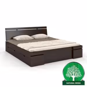 Obrazek Łóżko sosnowe Skandica Sparta maxi+sz 180X200 palisander 