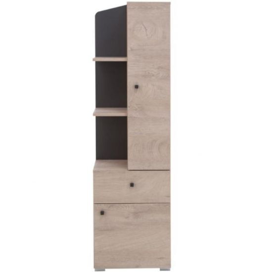Obrazek Regał Delta 45 DL7 dąb/antracyt