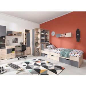 Obrazek Regał Delta 45 DL7 dąb/antracyt