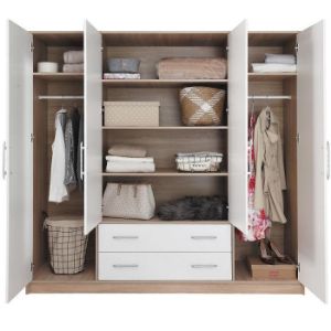 Obrazek Szafa Smart SR1 200 cm dąb sonoma/biały