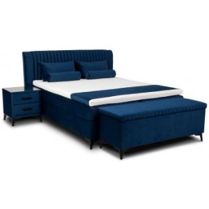 Obrazek Łóżko kontynentalne Diuna 160 granat