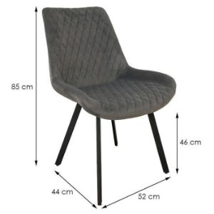 Obrazek Krzesło Kansas Tk. Popiel 820-19