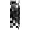 Obrazek Szafa na buty Czarne Kwadraty