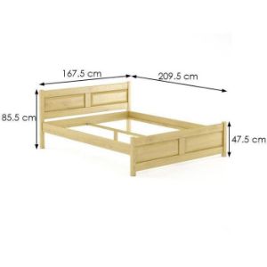 Obrazek Łóżko Buk LK109–160x200 naturalny