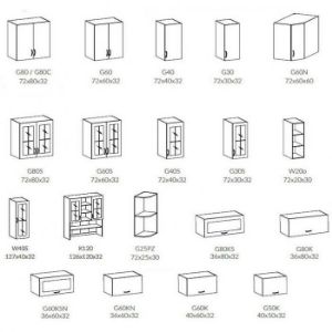 Obrazek Szafka kuchenna Prowansja G30 sosna andersen