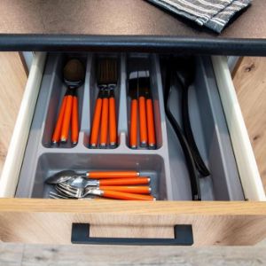 Obrazek Szafka Kuchenna Clara D60 Zl P/L Szary Grafit/Artisan