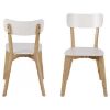Obrazek Krzesło Kansas biały/brzoza (2szt)