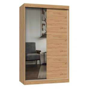Obrazek Szafa Sabina 120 z lustrem dąb artisan
