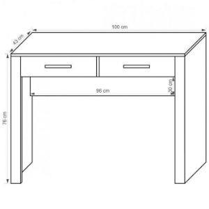 Obrazek Biurko Cezar 16 sonoma