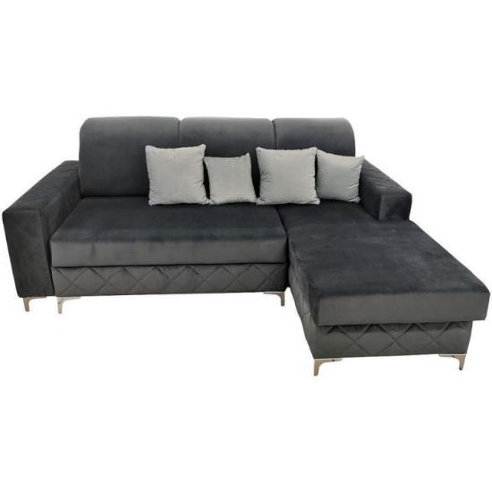 Obrazek Narożnik z funkcją spania Borys Mini Paros 6 + poduszki Paros 5 prawostronny