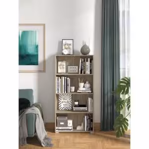 Obrazek Regał Tomar 4 szary dąb 11011437