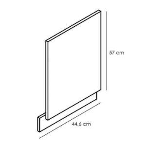 Obrazek Front zmywarki Denis 45po dąb london 
