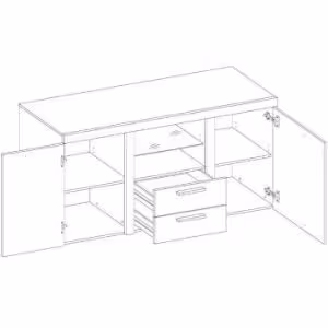 Obrazek Komoda Rumba dąb lefkas