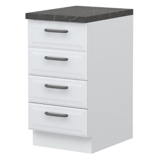 Obrazek Szafka kuchenna Evia r-45-4f/4 4s standard pearl grey mat