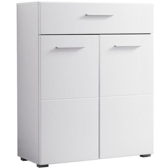Obrazek Komoda Beny 2d1s Biały/Biały Połysk 11008609