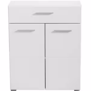 Obrazek Komoda Beny 2d1s Biały/Biały Połysk 11008609