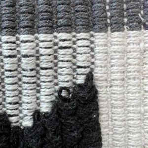 Obrazek Dywan bawełniany Chindi 0.8/1.5 Cr-1281 black/white