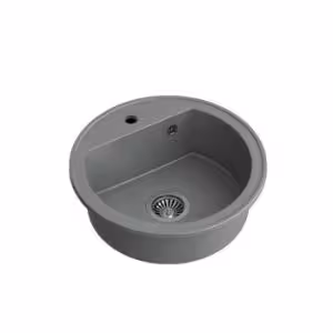 Obrazek Zlew Cuba 210 Steingran szary 51x18 i syfon