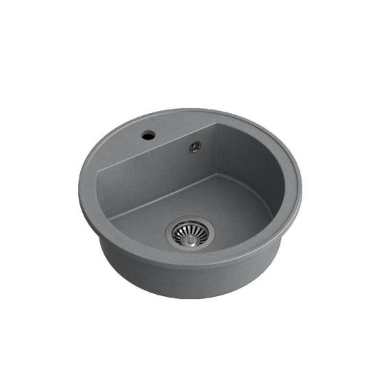 Obrazek Zlew Cuba 210 Steingran szary 51x18 i syfon