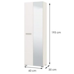 Obrazek Szafa Beny 60 2d Biały /Biały Połysk 11008561