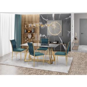 Obrazek Stół Urban czarny marmur/złoty