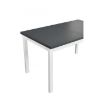 Obrazek Stół rozkładany Alfa 2 grafit/biały