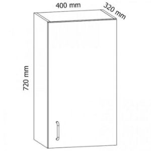 Obrazek Szafka kuchenna Sycylia  G40 biały/dąb lancelot