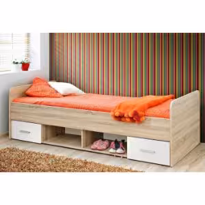 Obrazek Łóżko Dino dąb sonoma/biały