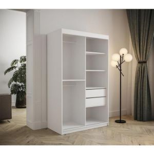 Obrazek Szafa Tapi 120 Biały/Ekoskóra Biała