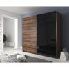 Obrazek Szafa Galaxy 67 dąb monastery/czarny połysk