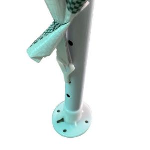 Obrazek Pawilon ogrodowy 2,4x2,4x2,5m biały