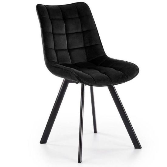 Obrazek Krzesło W132 czarne nogi czarne 