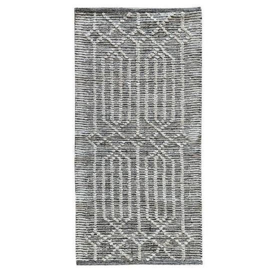 Obrazek Dywan bawełniany Chindi 0.8/1.5 Cr-1302 grey/white