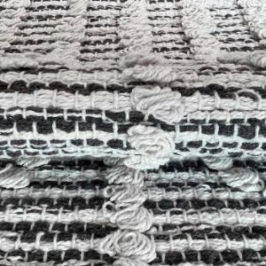 Obrazek Dywan bawełniany Chindi 0.8/1.5 Cr-1302 grey/white