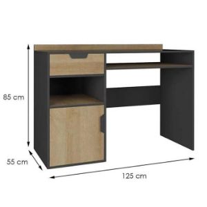 Obrazek Biurko Nano Na9 Dąb Riviera/Grafit