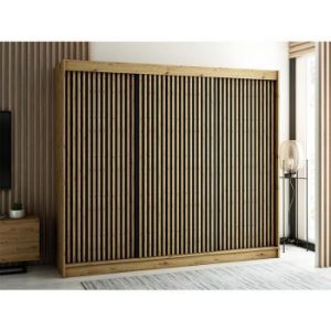 Obrazek Szafa Lamelo 1 250 Dąb Artisan/Czarny