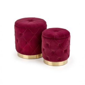 Obrazek Pufy Polly (bordowy)